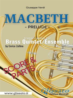 cover image of "Macbeth" prelude--Brass Quintet/Ensemble (parts & score)
